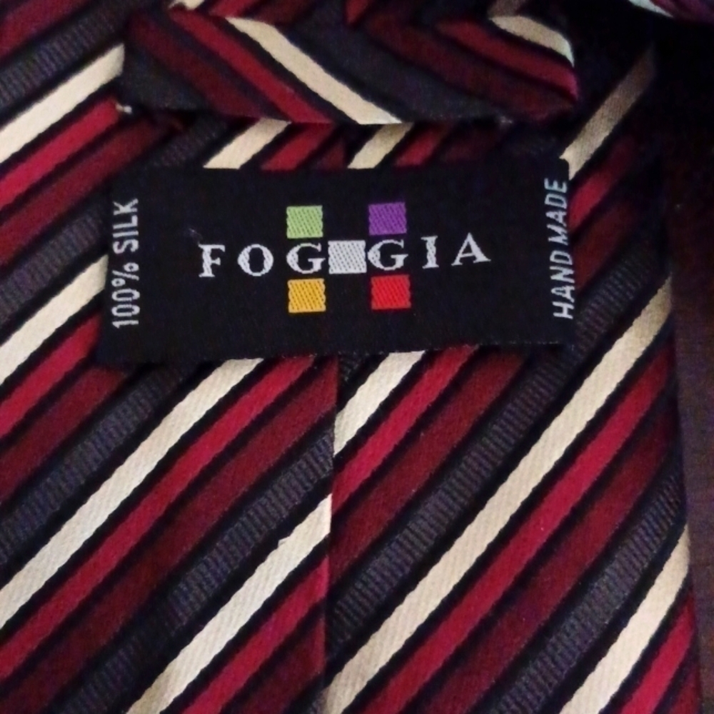 FOGGIA Silk Necktie - Picture 2 of 3